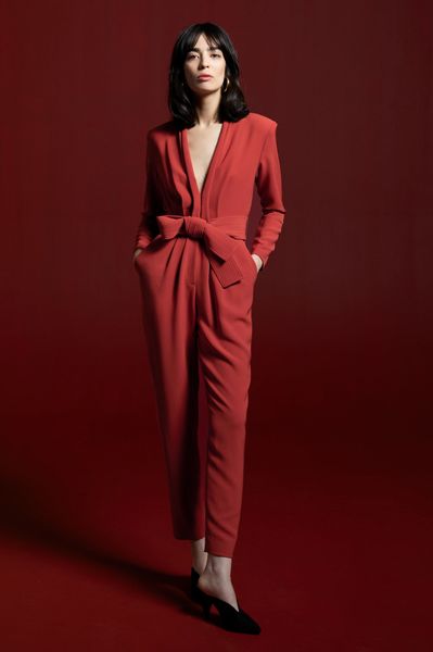 2020 summer new fashion french women's deep v-neck high-waisted long-sleeved thin trouser jumpsuit, Black;white
2020 summer new fashion french women's deep v-neck high-waisted long-sleeved thin trouser jumpsuit, Black;white
