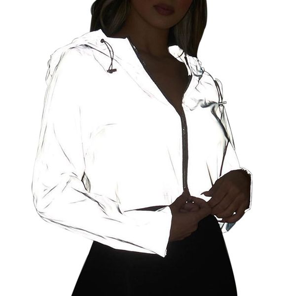 casual sport hooded short coat women crop 021 autumn reflective female jacket casaco feminino sudadera female streetwears, Tan;black
casual sport hooded short coat women crop 021 autumn reflective female jacket casaco feminino sudadera female streetwears, Tan;black