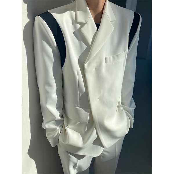 men's suits & blazers men coat korean style black white loose casual jacket male streetwear fashion harajuku spring autumn xn69, White;black
men's suits & blazers men coat korean style black white loose casual jacket male streetwear fashion harajuku spring autumn xn69, White;black