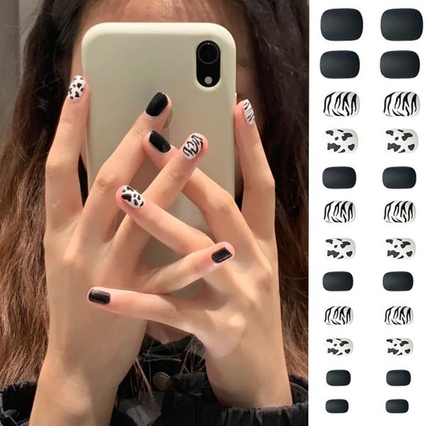 false nails upgrade 24pcs matte leopard full cover fake detachable manicure press on nail decoration diy art, Red;gold
false nails upgrade 24pcs matte leopard full cover fake detachable manicure press on nail decoration diy art, Red;gold
