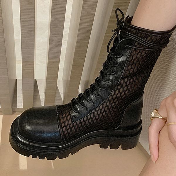 boots genuine leather punk short summer lace up high heels platform women ankle casual motorcycle shoes woman size 42 43 7dzb, Black
boots genuine leather punk short summer lace up high heels platform women ankle casual motorcycle shoes woman size 42 43 7dzb, Black
