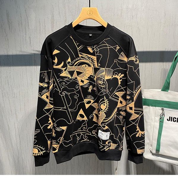 men's hoodies & sweatshirts autumn and winter men hoodie hip-hop youth print pullover o-neck high-quality comfortable fashionable hood, Black
men's hoodies & sweatshirts autumn and winter men hoodie hip-hop youth print pullover o-neck high-quality comfortable fashionable hood, Black