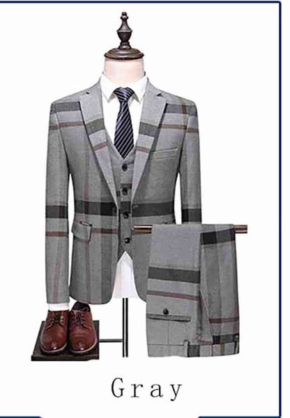men's suits & blazers 3 piece(jacket+vest+pant) custom made nevy blue men tailor wedding male slim fit plaid business tuxedo 6ha2, White;black
men's suits & blazers 3 piece(jacket+vest+pant) custom made nevy blue men tailor wedding male slim fit plaid business tuxedo 6ha2, White;black