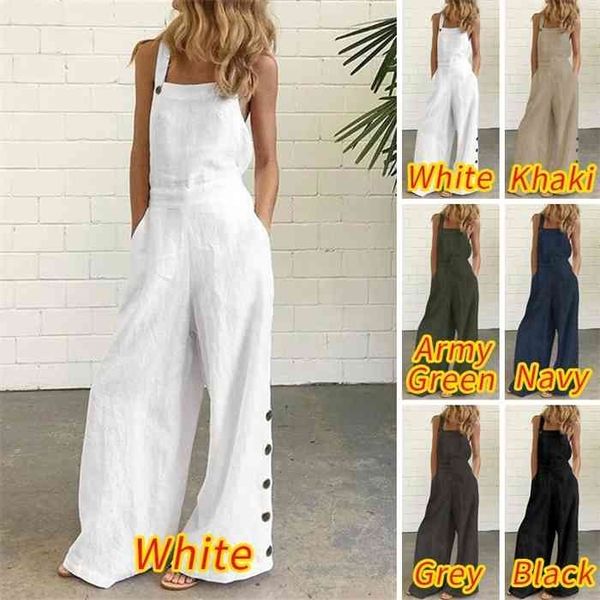 women summer sleeveless rompers vonda casual loose solid party playsuits femme backless office overalls 5xl jumpsuits, Black;white
women summer sleeveless rompers vonda casual loose solid party playsuits femme backless office overalls 5xl jumpsuits, Black;white