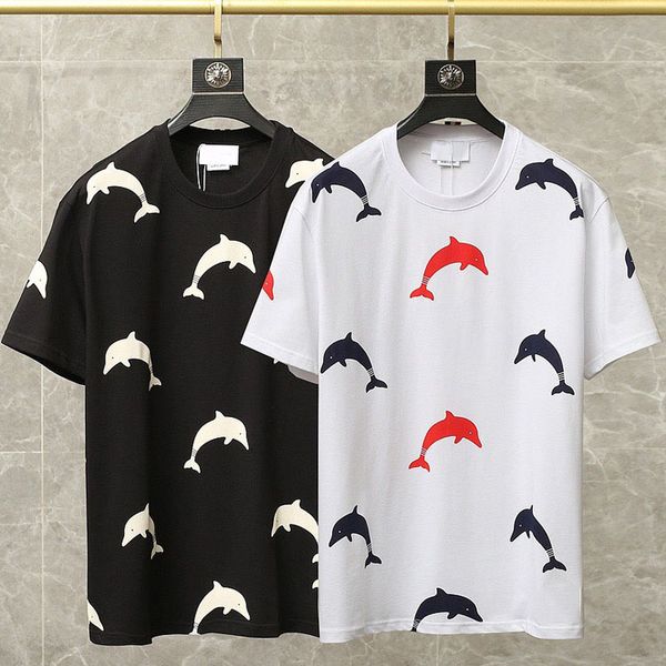 brand t-shirt men women dolphin printed cotton summer casual short sleeve animal couple korean design high quality, White;black
brand t-shirt men women dolphin printed cotton summer casual short sleeve animal couple korean design high quality, White;black