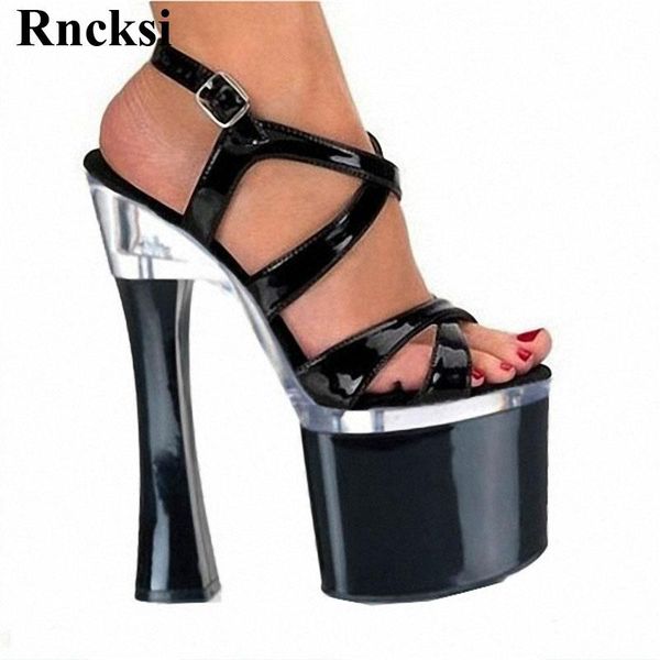 rncksi square heels women wedding night club pole dance sandals with straps platform sandals 18cm high heels lady shoes, Black
rncksi square heels women wedding night club pole dance sandals with straps platform sandals 18cm high heels lady shoes, Black