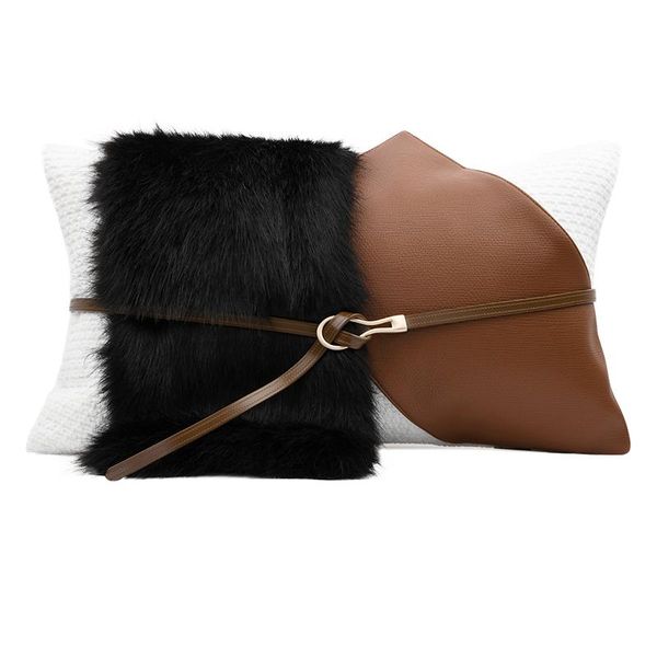 cushion/decorative pillow home decorative cushion cover orange green leather fur patchwork waist pillows sofa car living room cushions
cushion/decorative pillow home decorative cushion cover orange green leather fur patchwork waist pillows sofa car living room cushions