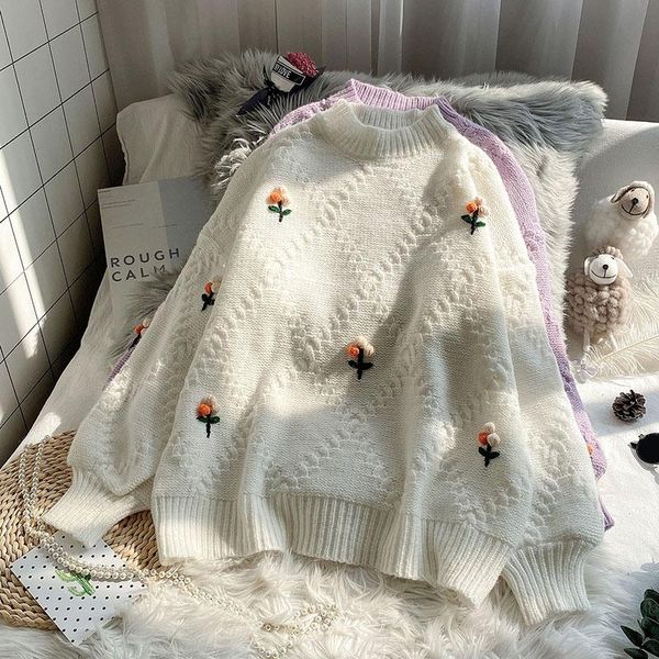 women's sweaters sweet style winter knitted women sweater and pullovers o-neck lantern sleeved solid female pulls outwear coats, White;black
women's sweaters sweet style winter knitted women sweater and pullovers o-neck lantern sleeved solid female pulls outwear coats, White;black