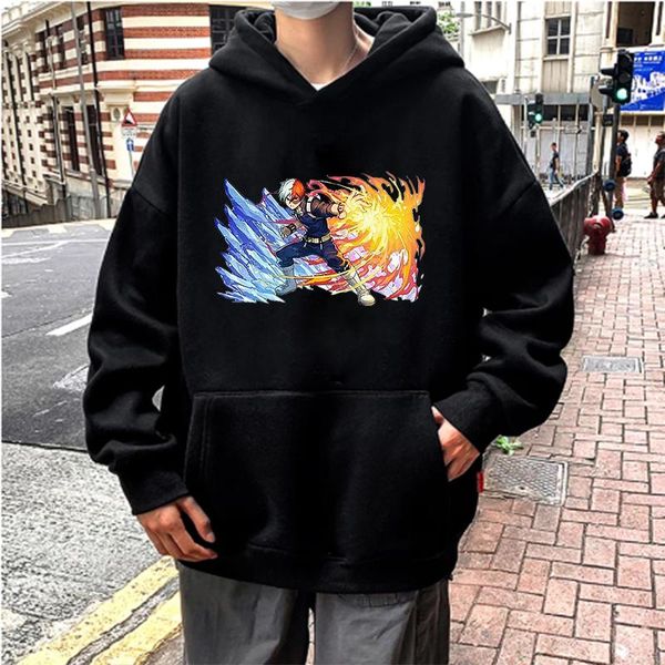 men's hoodies & sweatshirts japanese anime my hero academia so todoroki fighting printed men cartoon fashion costume hip hop, Black
men's hoodies & sweatshirts japanese anime my hero academia so todoroki fighting printed men cartoon fashion costume hip hop, Black
