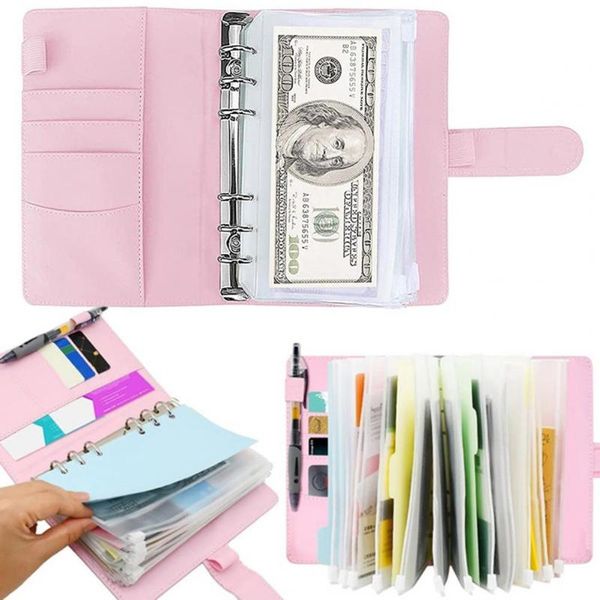 storage bags 1 set a6 binder pocket zipper bag budgets planner transparent pockets receipt coupon cash envelope office supplies
storage bags 1 set a6 binder pocket zipper bag budgets planner transparent pockets receipt coupon cash envelope office supplies