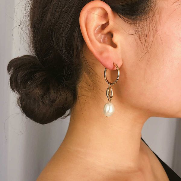 jewelry national style circle pendant creative feminine temperament special shaped pearl shell earrings, Silver
jewelry national style circle pendant creative feminine temperament special shaped pearl shell earrings, Silver