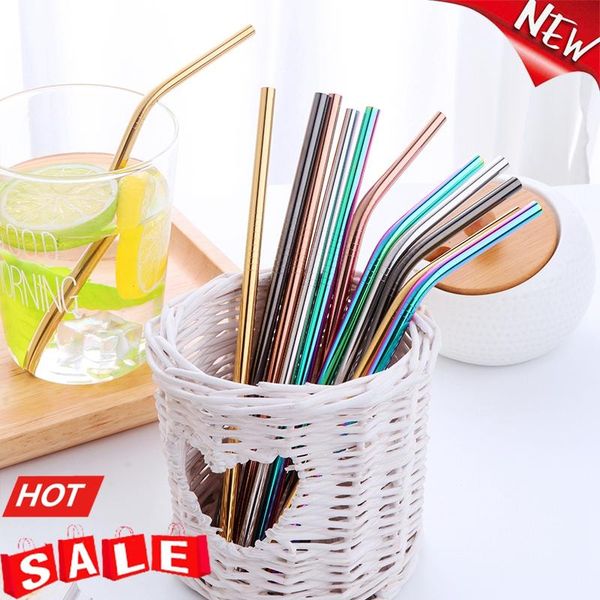 drinking straws 2pcs colorful stainless steel reusable metal for kids straight and bent +1 brush home party bar accessories
drinking straws 2pcs colorful stainless steel reusable metal for kids straight and bent +1 brush home party bar accessories