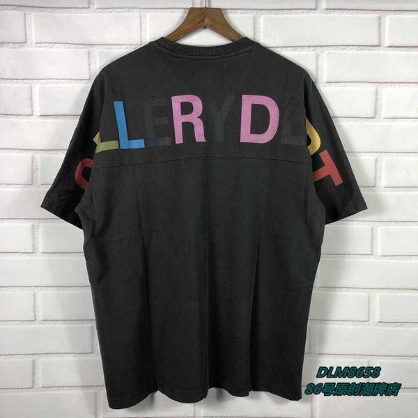 gallery dept chest back large letter print tee wash make old loose short sleeve t-shirtecrs, White;black
gallery dept chest back large letter print tee wash make old loose short sleeve t-shirtecrs, White;black