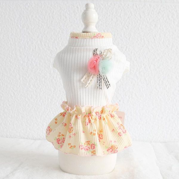 dog apparel spring and summer est clothes with floral printed cool fashion dresses small fresh orange pet skirt
dog apparel spring and summer est clothes with floral printed cool fashion dresses small fresh orange pet skirt