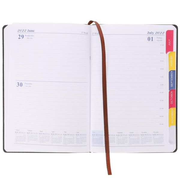 notepads 2022 schedule notebook business plan book time management for office, Purple;pink 
notepads 2022 schedule notebook business plan book time management for office, Purple;pink