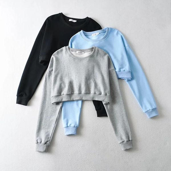 new european and american pure color sweater 2021 spring women's versatile small round neck loose navel 2nok, White
new european and american pure color sweater 2021 spring women's versatile small round neck loose navel 2nok, White