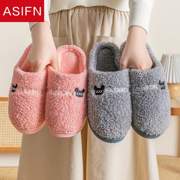 slippers asifn winter cotton women's fur cute bear indoor home couples non-slip thick-soled plush men shoes ladies house mules, Black
slippers asifn winter cotton women's fur cute bear indoor home couples non-slip thick-soled plush men shoes ladies house mules, Black