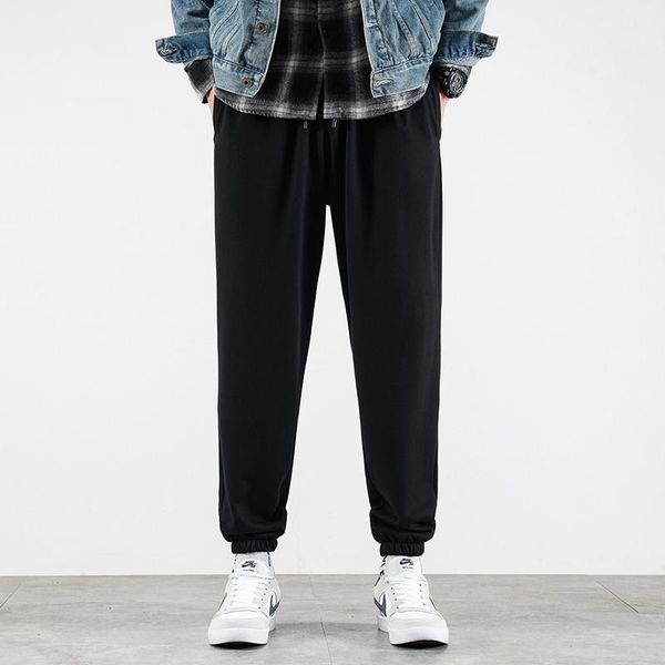 men's pants casual cotton fashion bunch loose feet sports, Black
men's pants casual cotton fashion bunch loose feet sports, Black