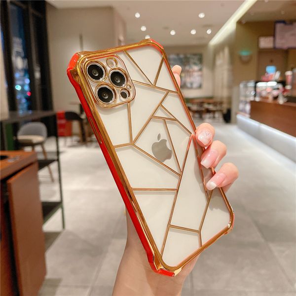 transparent rhombic cell phone cases marble electroplating soft tpu border two color for iphone 13 12 11 pro max 7 8 plus 12mini x xs xr
transparent rhombic cell phone cases marble electroplating soft tpu border two color for iphone 13 12 11 pro max 7 8 plus 12mini x xs xr