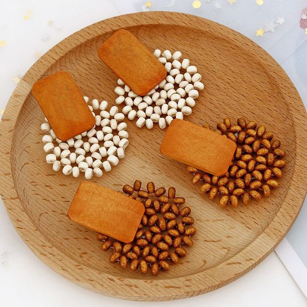 retro rattan wooden circle basket dangle earrings cold wind handmade diy for female women, Silver
retro rattan wooden circle basket dangle earrings cold wind handmade diy for female women, Silver