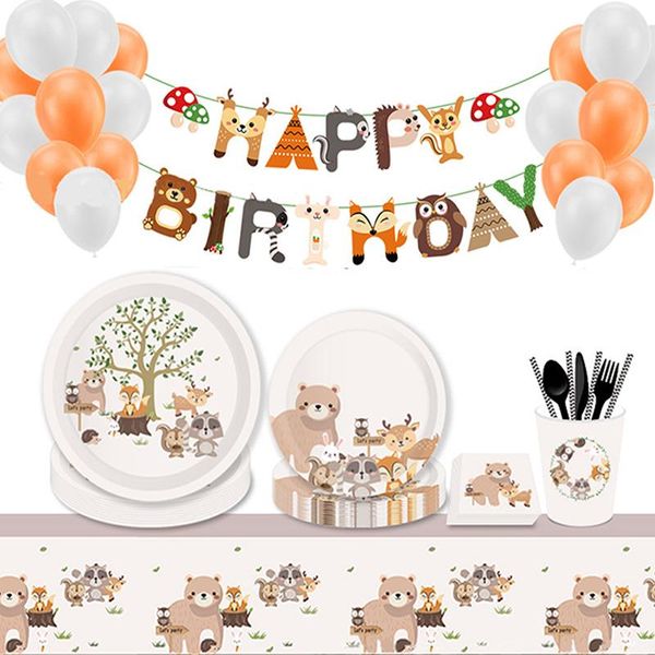 disposable dinnerware cartoon jungle theme tableware kits birthday party bear deer paper plate napkin safari zoo baby shower supplies
disposable dinnerware cartoon jungle theme tableware kits birthday party bear deer paper plate napkin safari zoo baby shower supplies