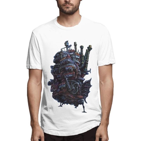 men's t-shirts novelty cool miyazaki hayao howls moving castle black anime manga unique short sleeve round neck pure cotton 4xl t-shirt, White;black
men's t-shirts novelty cool miyazaki hayao howls moving castle black anime manga unique short sleeve round neck pure cotton 4xl t-shirt, White;black