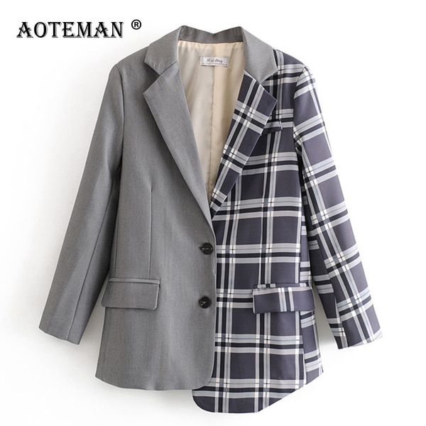 plaid blazer women suits jackets vintage autumn spring coats female patchwork offices ladies wears fashion pockets outwear ll029 2vgo, White;black
plaid blazer women suits jackets vintage autumn spring coats female patchwork offices ladies wears fashion pockets outwear ll029 2vgo, White;black