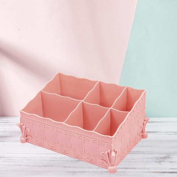 cosmetic makeup display collection organizer jewelry storage container storage box (pink, six grids)
cosmetic makeup display collection organizer jewelry storage container storage box (pink, six grids)