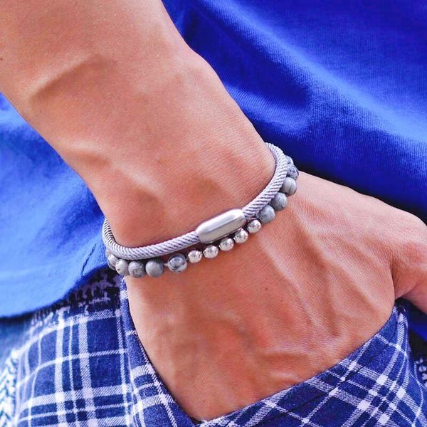 charm bracelets 6mm onyx map stone men bracelet fashion milan rope magnetic buckle bangle set hommen jewelry accessories gift for lover frie, Golden;silver
charm bracelets 6mm onyx map stone men bracelet fashion milan rope magnetic buckle bangle set hommen jewelry accessories gift for lover frie, Golden;silver