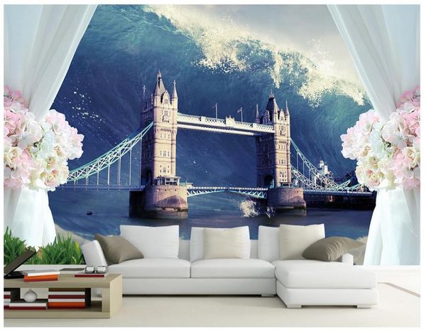 wallpapers custom 3d po wallpaper murals european style tower bridge surf modern decorative painting sofa background wall
wallpapers custom 3d po wallpaper murals european style tower bridge surf modern decorative painting sofa background wall