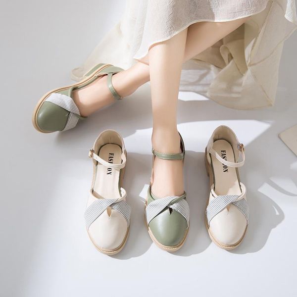 women's mid heel shoes women new spring thick heel women's shoes wild retro shallow mouth single summer student sandals, Black
women's mid heel shoes women new spring thick heel women's shoes wild retro shallow mouth single summer student sandals, Black