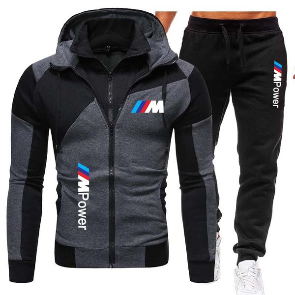 men's tracksuits 2021 suit sportswear jogging s-3xl 2-piece hoodie + pants zipper, Gray
men's tracksuits 2021 suit sportswear jogging s-3xl 2-piece hoodie + pants zipper, Gray
