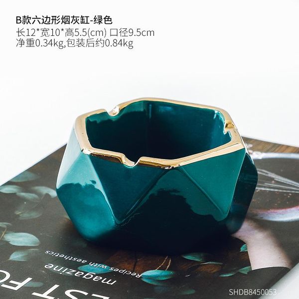 party favor creative gold ceramic ashtrays in nordic household living room fashion office are simple atmosphere.
party favor creative gold ceramic ashtrays in nordic household living room fashion office are simple atmosphere.