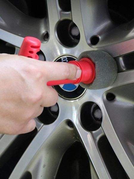 car sponge wheel lug nut cleaning polishing brush with handle and insert drop
car sponge wheel lug nut cleaning polishing brush with handle and insert drop