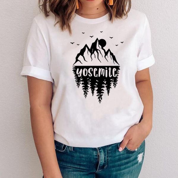 women's t-shirt camping park hiking mountain trip harajuku shirt summer short sleeve tee femme cotton casual t women, White
women's t-shirt camping park hiking mountain trip harajuku shirt summer short sleeve tee femme cotton casual t women, White