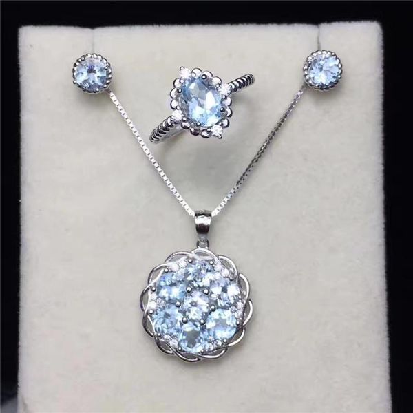 bracelet, earrings & necklace jewelry sets for women 925 silver natural blue z gemstone ring pendants stud elegant fine ccs001-2, Black
bracelet, earrings & necklace jewelry sets for women 925 silver natural blue z gemstone ring pendants stud elegant fine ccs001-2, Black
