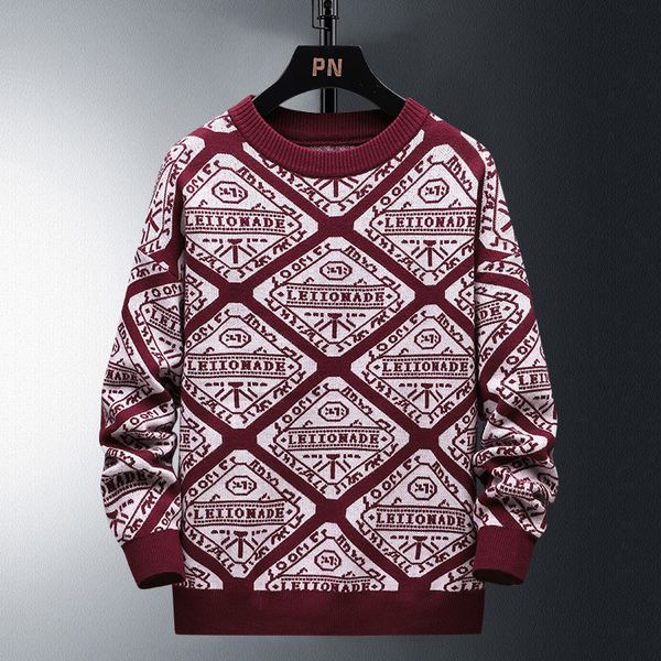 men's sweaters round neck mens large size loose korean style trendy sweatshirt hong kong personalized sweater autumn and winter clothes, Black;brown
men's sweaters round neck mens large size loose korean style trendy sweatshirt hong kong personalized sweater autumn and winter clothes, Black;brown