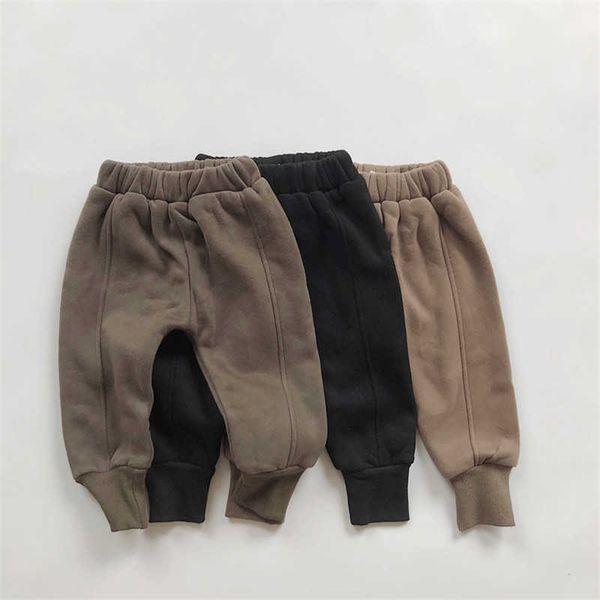 autumn winter boys and girls retro casual sweat pants korean style loose thicken warm sports for toddler kids 210615, Blue
autumn winter boys and girls retro casual sweat pants korean style loose thicken warm sports for toddler kids 210615, Blue