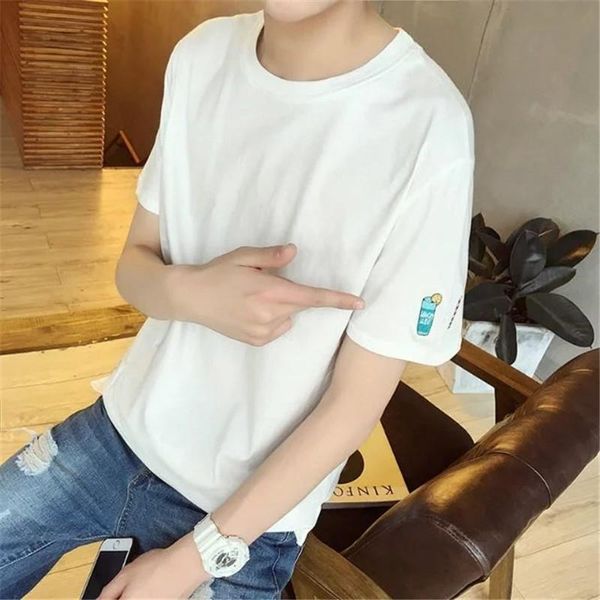 men's t-shirts summer harajuku shirt tshirt men t shirts polyester youthful vitality normcore/minimalist formal short camisa mens cloth, White;black
men's t-shirts summer harajuku shirt tshirt men t shirts polyester youthful vitality normcore/minimalist formal short camisa mens cloth, White;black