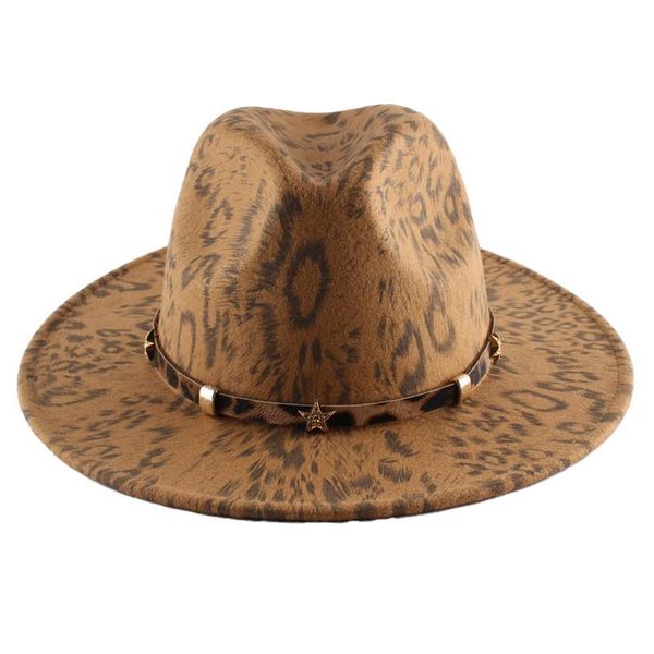 wide brim hats style autumn winter leopard woolen european american fashion fedora hat male jazz top, Blue;gray
wide brim hats style autumn winter leopard woolen european american fashion fedora hat male jazz top, Blue;gray