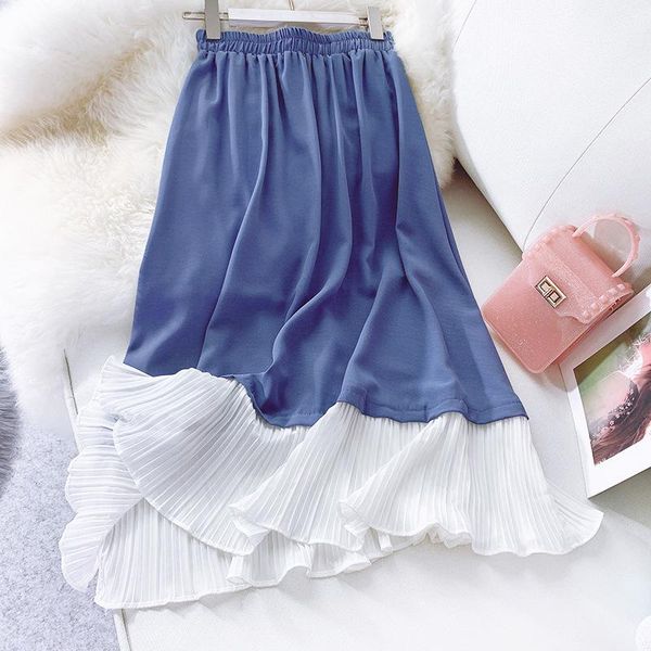 skirts 2021 summer arrival french hepburn style lotus leaf hem simple temperament patchwork long for women, Black
skirts 2021 summer arrival french hepburn style lotus leaf hem simple temperament patchwork long for women, Black