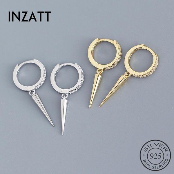 hoop & huggie inzareal 925 sterling silver zircon cone huggies earrings for fashion women hiphop fine jewelry minimalist accessories, Golden;silver
hoop & huggie inzareal 925 sterling silver zircon cone huggies earrings for fashion women hiphop fine jewelry minimalist accessories, Golden;silver