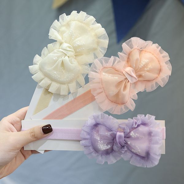 spring summer children's hair accessories fairy girls lace falbala bow hairbands kids sweet princess elastic head band d259, Slivery;white
spring summer children's hair accessories fairy girls lace falbala bow hairbands kids sweet princess elastic head band d259, Slivery;white