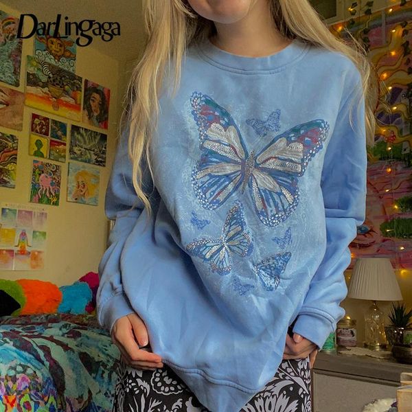 women's hoodies & sweatshirts darlingaga harajuku diamonds butterfly printed oversized sweatshirt women korean cute autumn pullover rhi, Black
women's hoodies & sweatshirts darlingaga harajuku diamonds butterfly printed oversized sweatshirt women korean cute autumn pullover rhi, Black