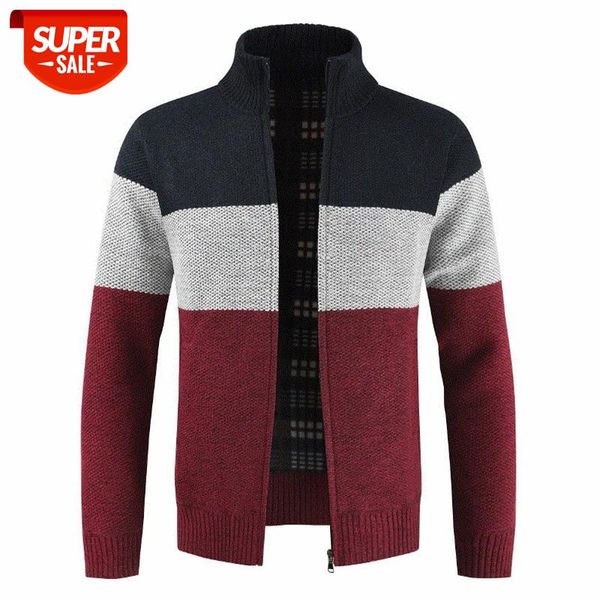 2020 autumn winter sweater men wool cardigan masculino casual zipper knitwear striped pockets outwear coat splice sweaters male #z08u, White;black
2020 autumn winter sweater men wool cardigan masculino casual zipper knitwear striped pockets outwear coat splice sweaters male #z08u, White;black