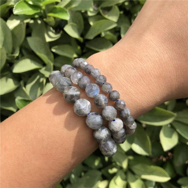 beaded, strands natural grey moonstonne labradorite bracelet 64 facets round beads crystal healing stone women men jewelry gift, Black
beaded, strands natural grey moonstonne labradorite bracelet 64 facets round beads crystal healing stone women men jewelry gift, Black
