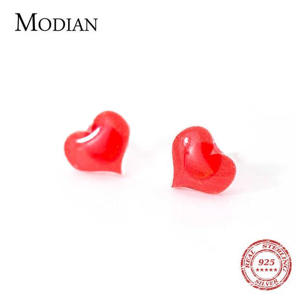 925 sterling silver red sweet hearts stud earrings for girl and kids fashion jewelry bijoux korean accessories design 210707, Golden;silver
925 sterling silver red sweet hearts stud earrings for girl and kids fashion jewelry bijoux korean accessories design 210707, Golden;silver