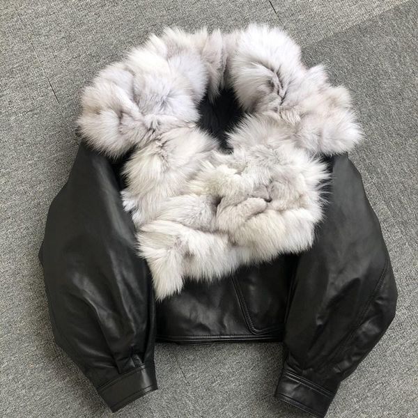 women's leather & faux collars import of fund 2021 autumn winters is suede female brief paragraph filling feather coat, Black
women's leather & faux collars import of fund 2021 autumn winters is suede female brief paragraph filling feather coat, Black