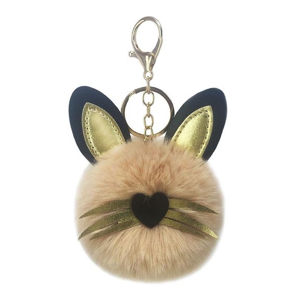 keychains cute man-made leather cat fur ball key clasp hanging piece lady bag car accessories small gift, Silver
keychains cute man-made leather cat fur ball key clasp hanging piece lady bag car accessories small gift, Silver