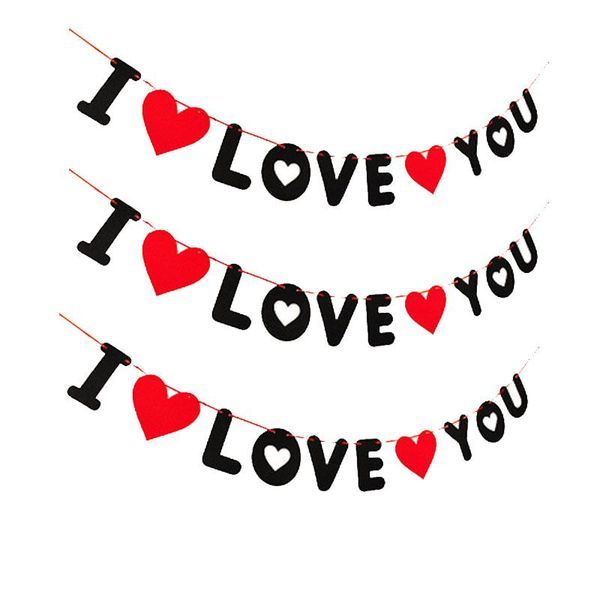 1set i love you banner romantic decoration non-woven wedding decoration pendant garland p props valentine party supplies
1set i love you banner romantic decoration non-woven wedding decoration pendant garland p props valentine party supplies